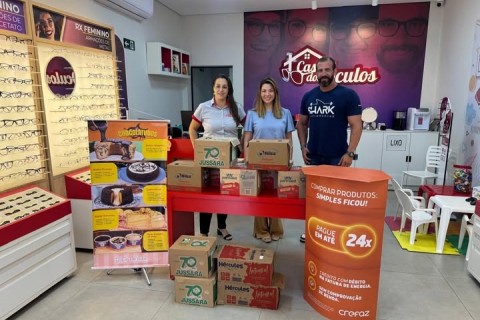Fundo Social recebe doação de 216 litros de leite